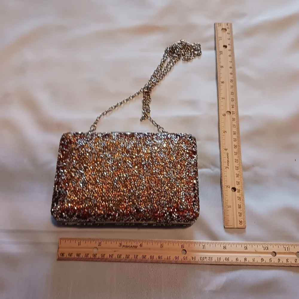 Silver and Gold Jeweled Bag Bloomingdales